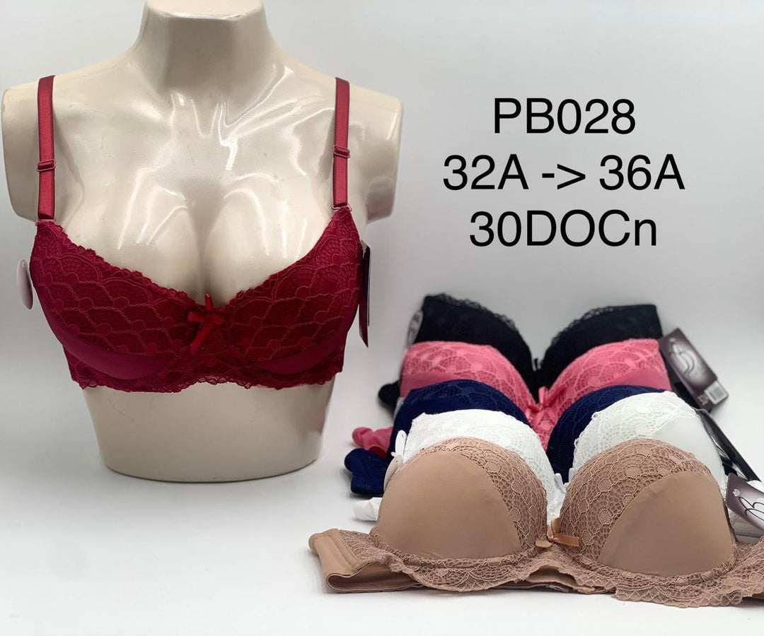 BRASIER DOLCE  BELLA ENCAJE 3 GANCHOS