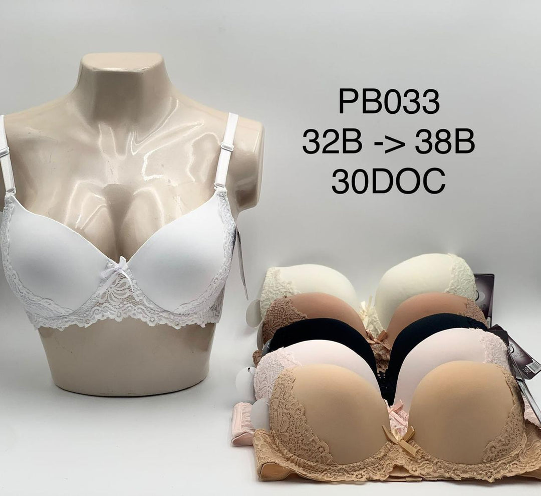 BRASIER DOLCE BELLA ENCAJE 3 GANCHOS
