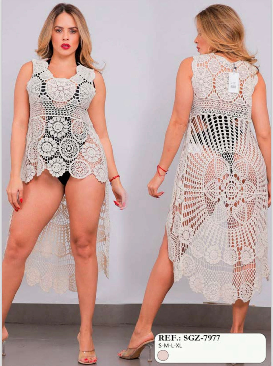 Pareo tipo vestido cola larga