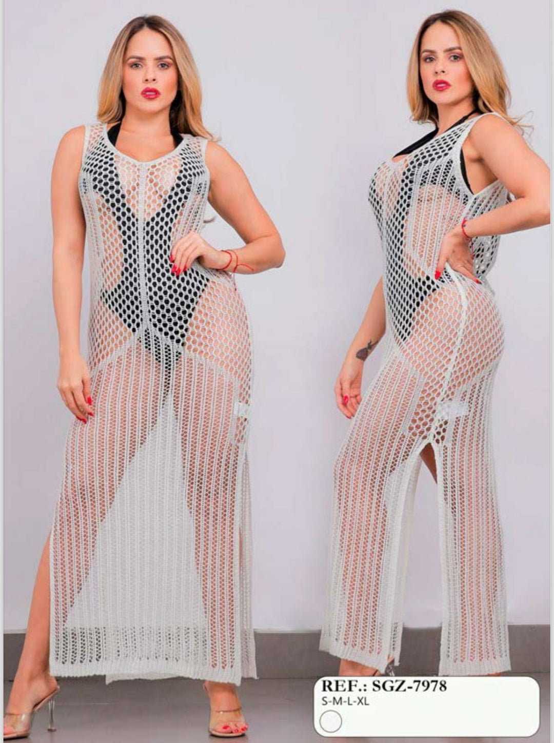Pareo estilo vestido largo