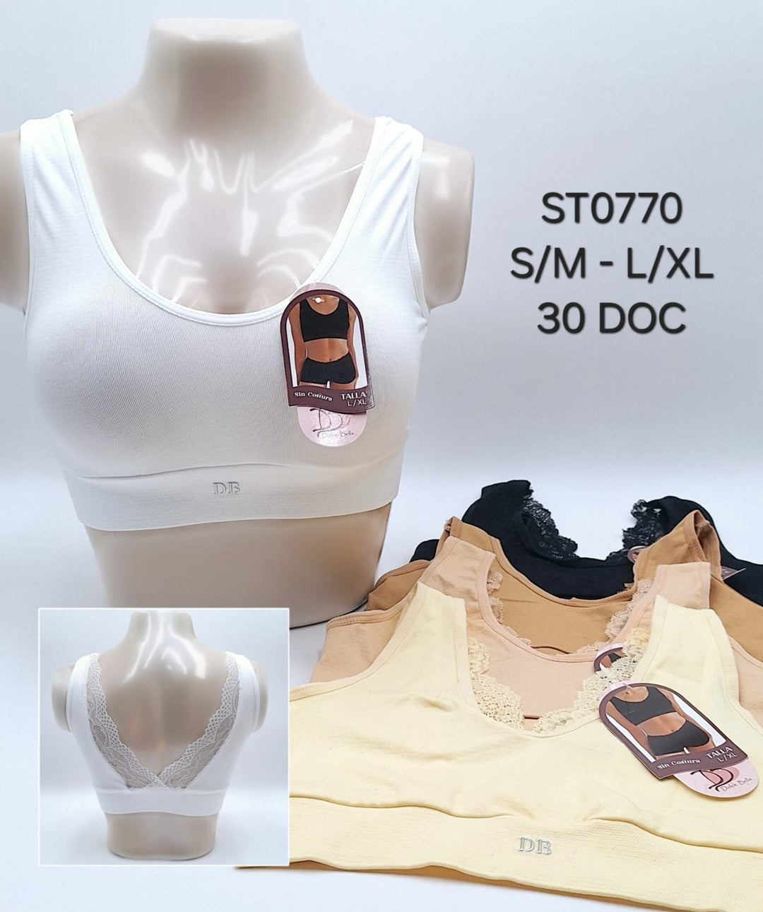 BRASIER TIPO TOP SEAMLESS