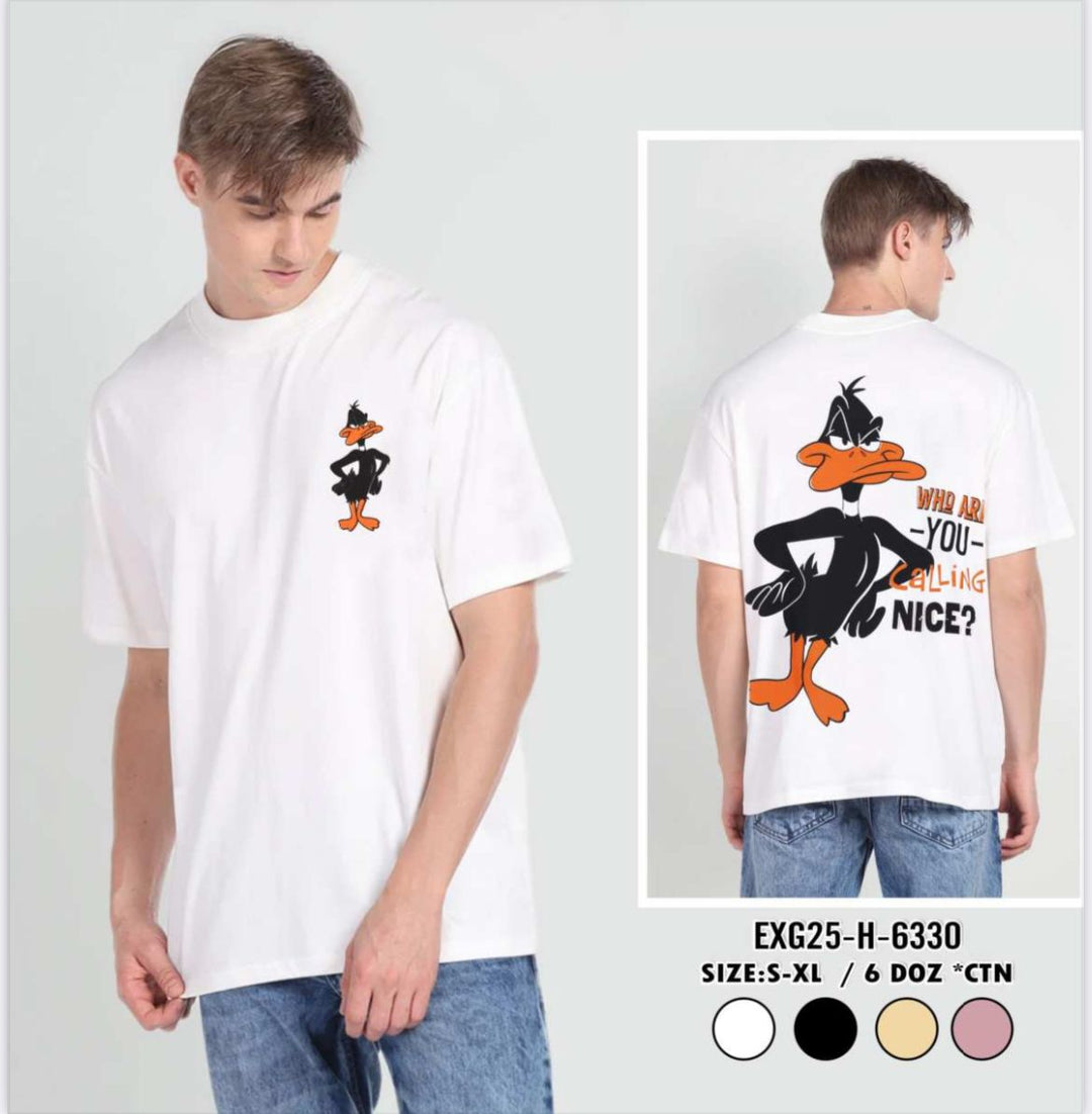 POLOSHIRT JUVENIL CON DISEÑO PATO LUCAS