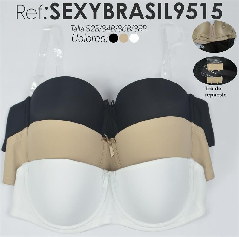 BRASIER PARA DAMA SEXY/SUJETADOR STRAPLE