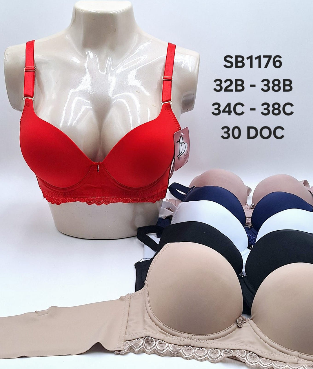 BRASIER P/MUJER DOLCE BELLA C/COLCHA ANCHO