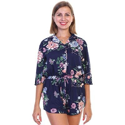 PIJAMA P/MUJER ANGELINA T/OVER CORTO CUELLO/BOTONES
