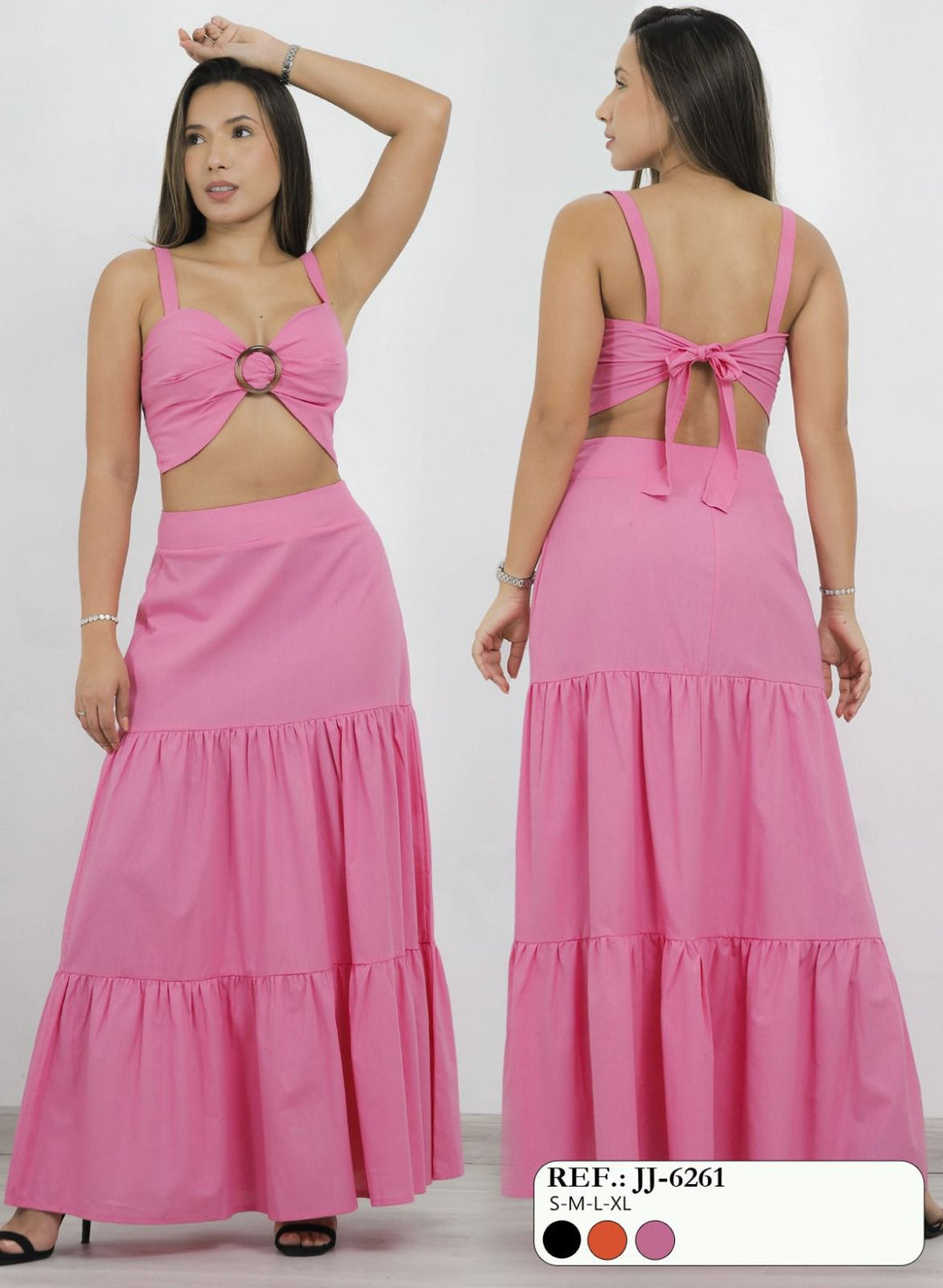 CONJUNTO SET FALDA MAXI BOMBSHELL P/MUJER