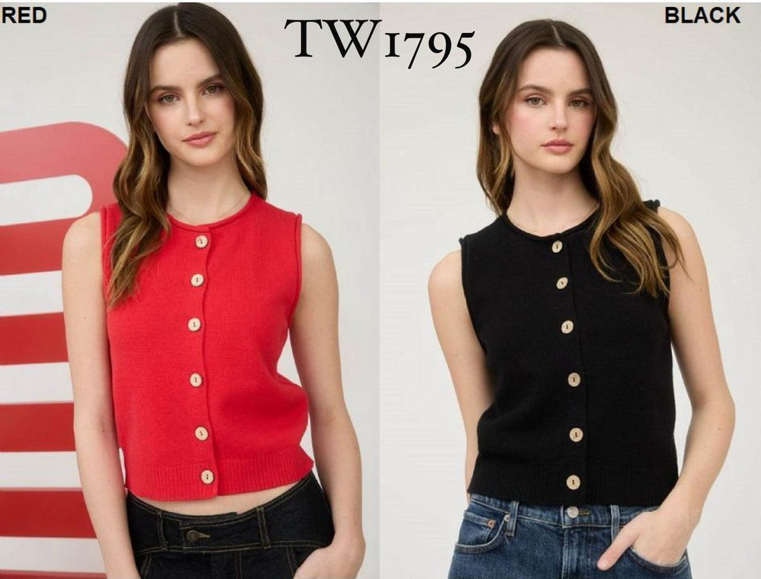 BLUSA WORK SHOP/MINE USA P/MUJER C/BOTONES