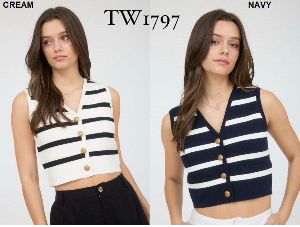 BLUSA WORK SHOP/MINE USA P/MUJER C/BOTONES