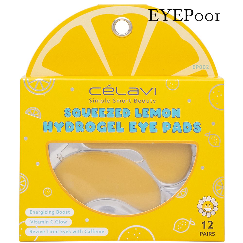 CELAVI SQUEENZED LEMON HYDROGEL EYE PADS