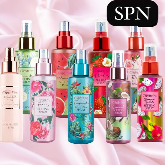 SETTING SPRAY/ SELLADOR DE MAQUILLA EN SPRAY BEAUTY CRATIONS