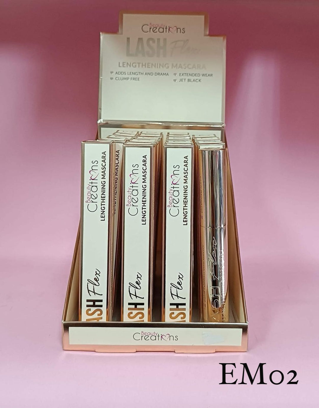 MASCARA BC LASH FLEX VOLUMINIZING BEAUTY CREATIONS