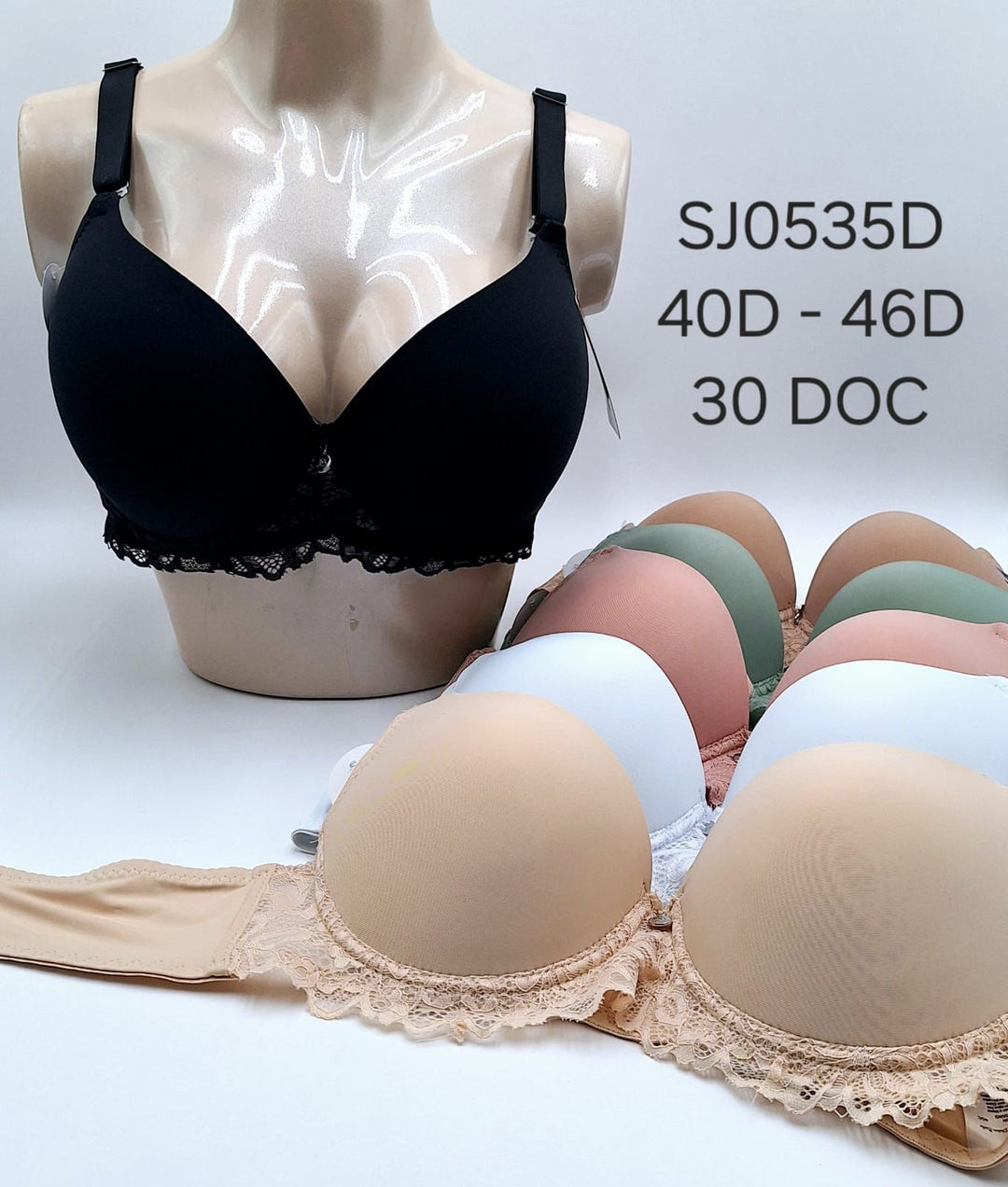 Brasier Dolce Bella P/Dama 4 Ganchos