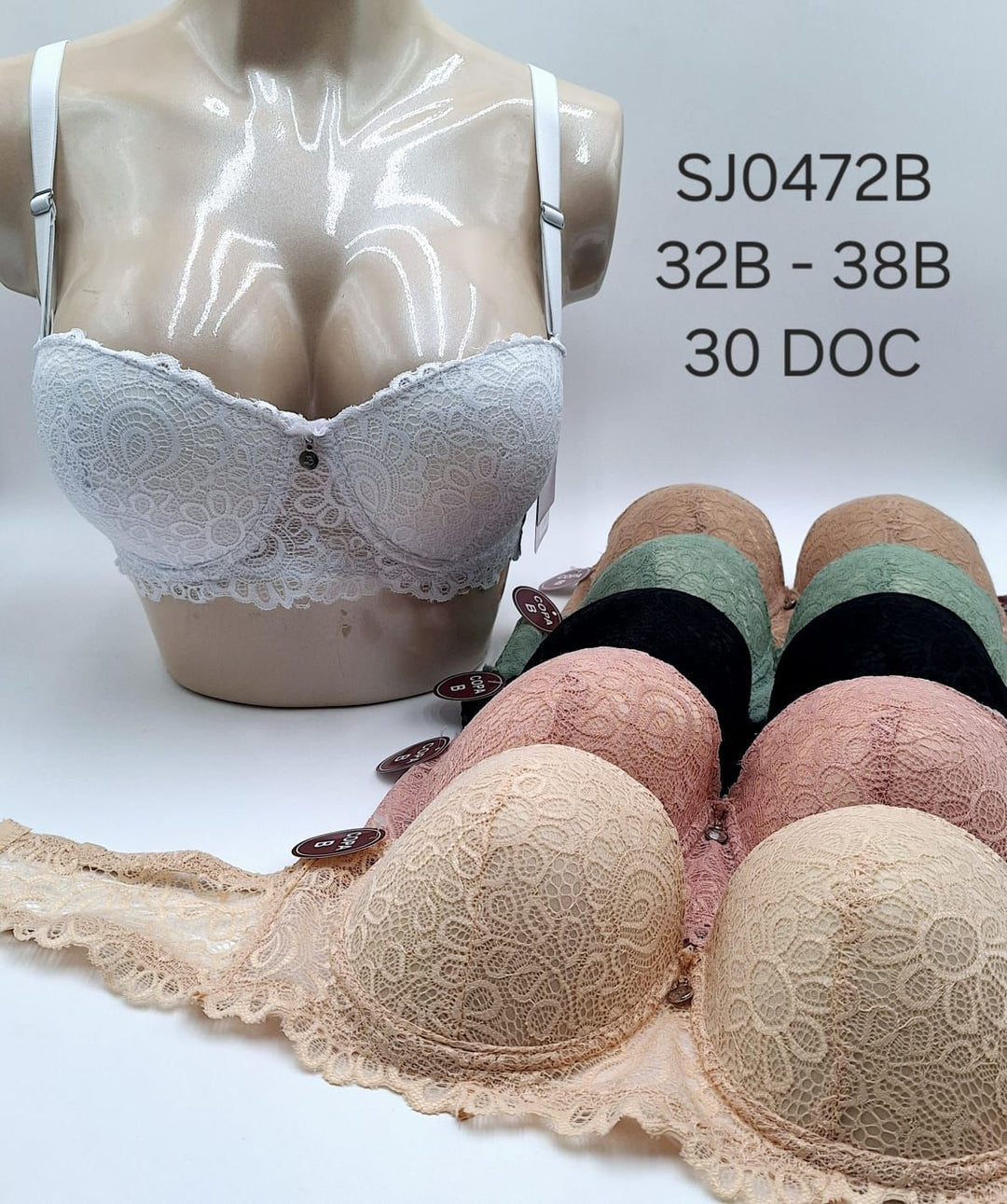 Brasier Dolce Bella P/Dama Straple/Encaje