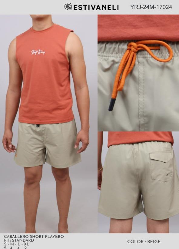 Short Playero Estivaneli P/Hombre