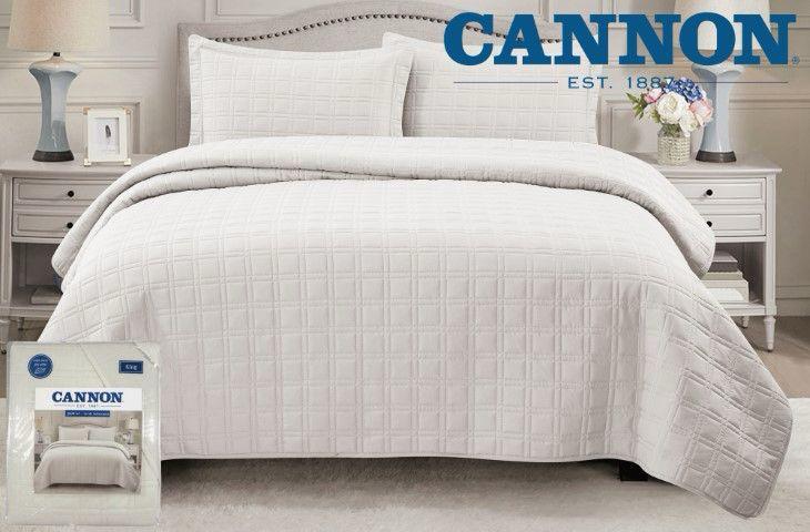 SET DE SOBRECAMA CANNON IVORY TWIN