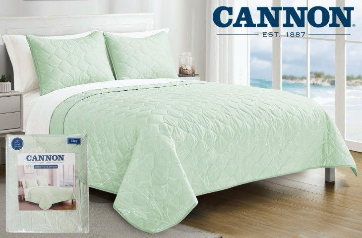 SET DE SOBRECAMA/EDREDON CANNON ESTAMPADO TWIN
