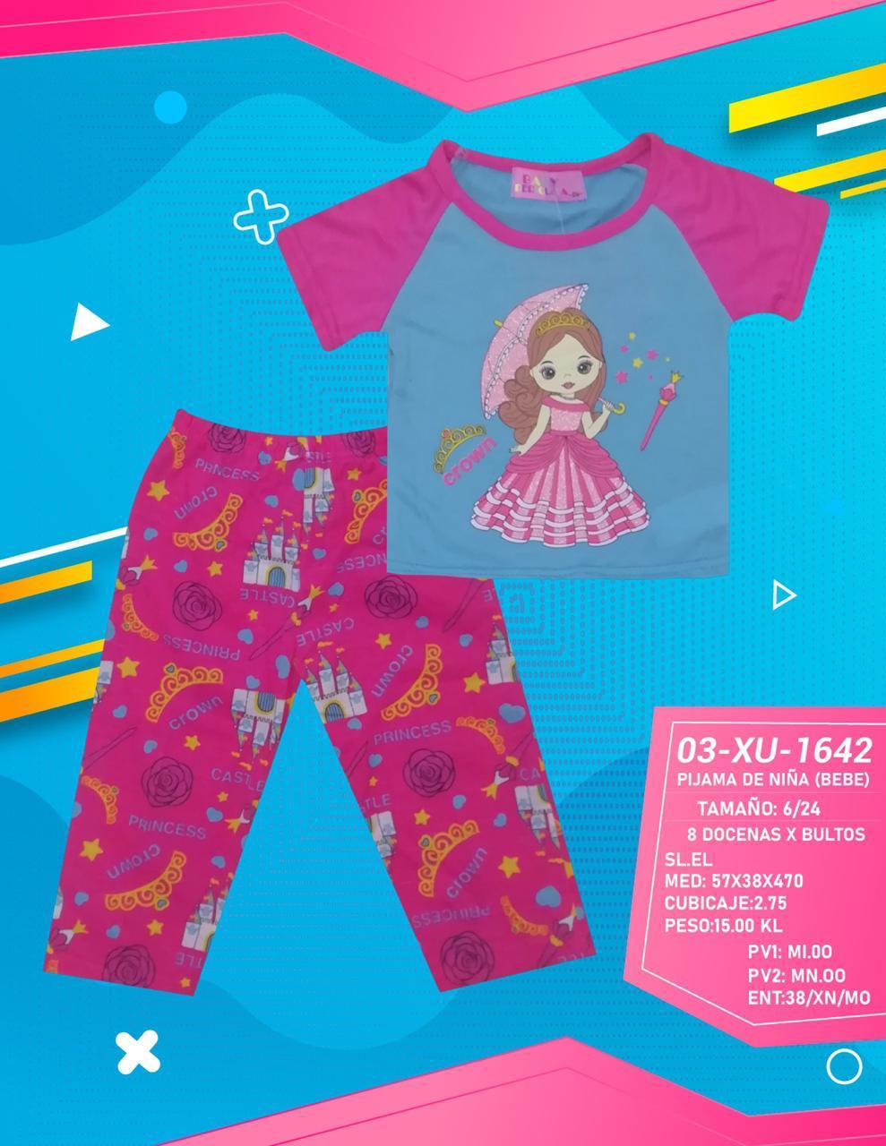 PIJAMA BABY PERIQUITA P/NIÑAS