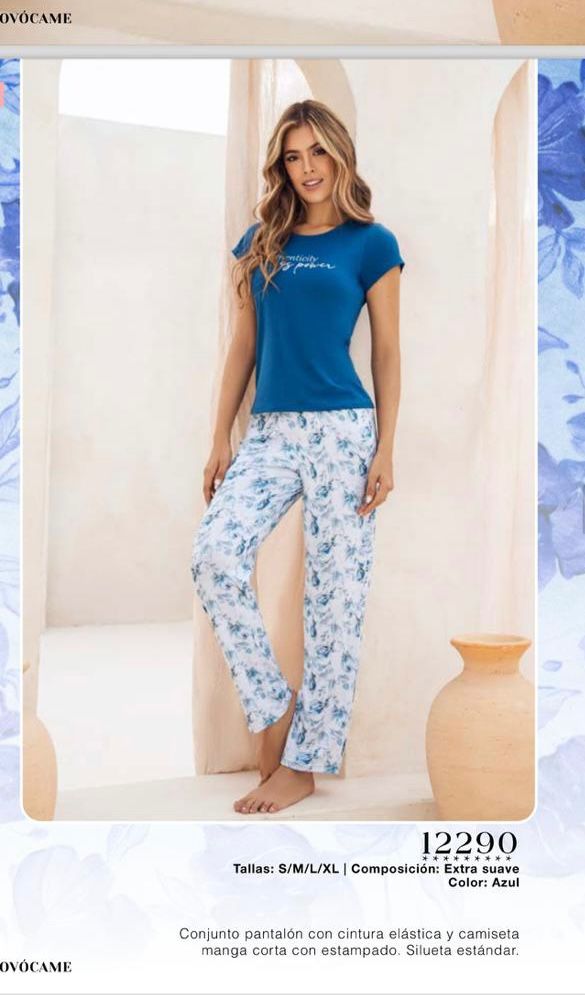 PIJAMA PROVOCAME LARGA ALGODON /PRINT