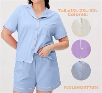 PIJAMA P/DAMA SHORT JUBILE XXL PLUS SIZE