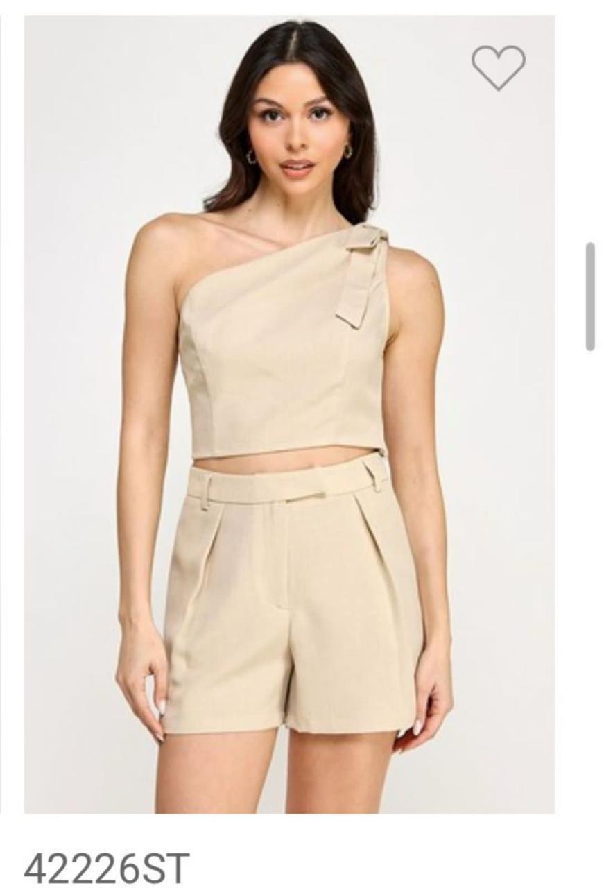 Vestido Milk And Honey Ropa Milk Honey Ropa CONJUNTO CORTO MILK N HONEY  P/DAMA S Beige