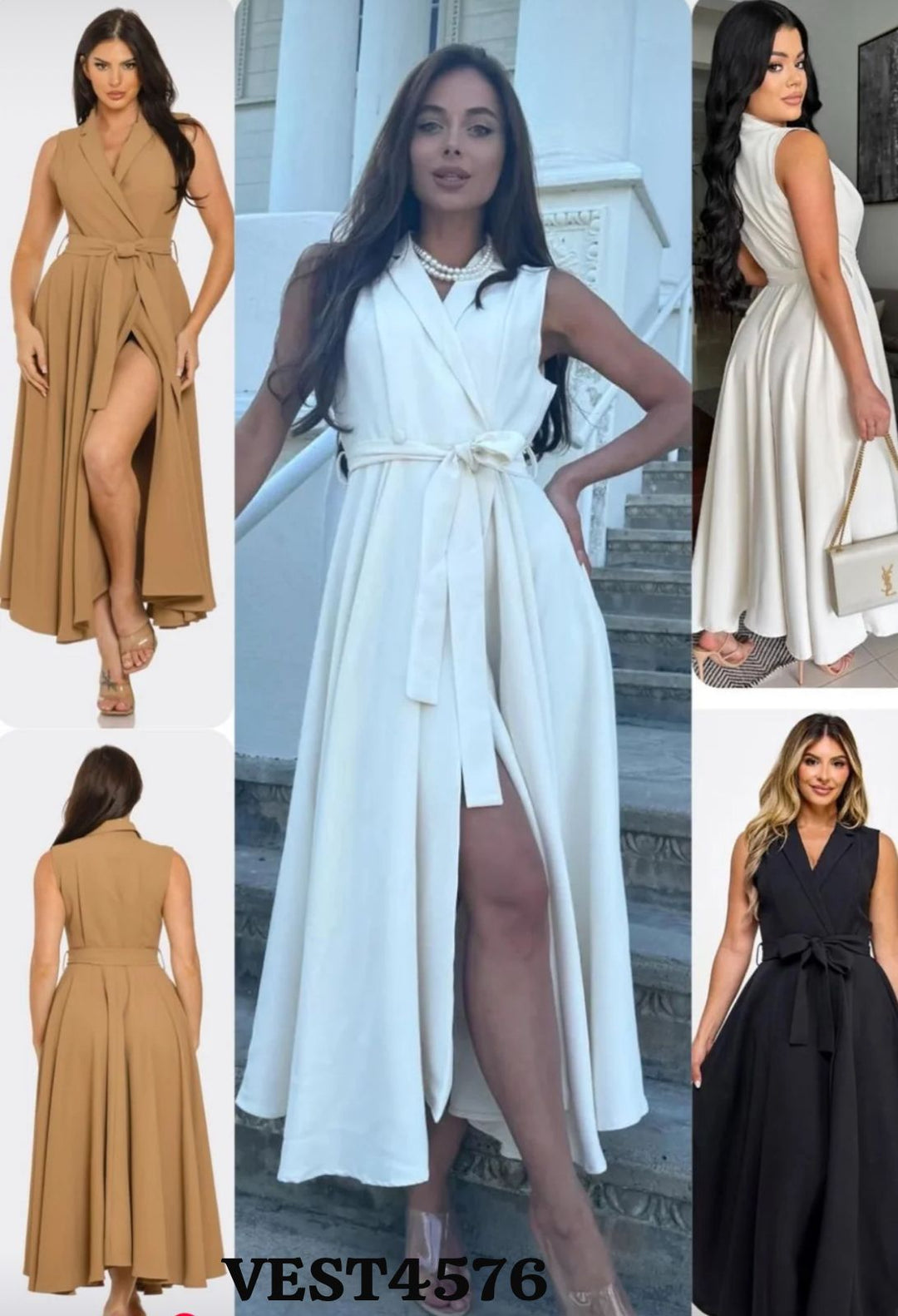 VESTIDO CIEN CASUAL MIDI