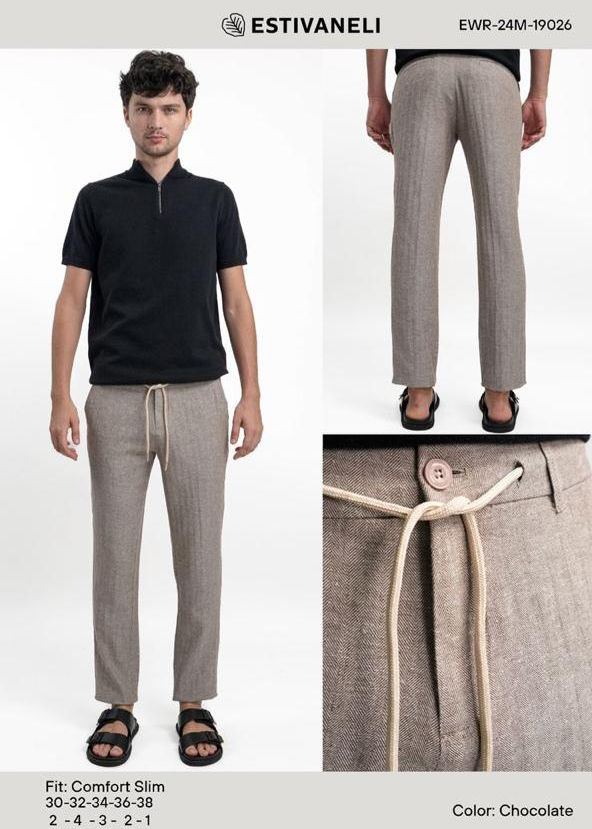 PANTALON COMFORT FIT ESTIVANELI S-XL