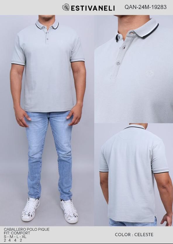 POLO PIQUE COMFORT ESTIVANELI S-XL