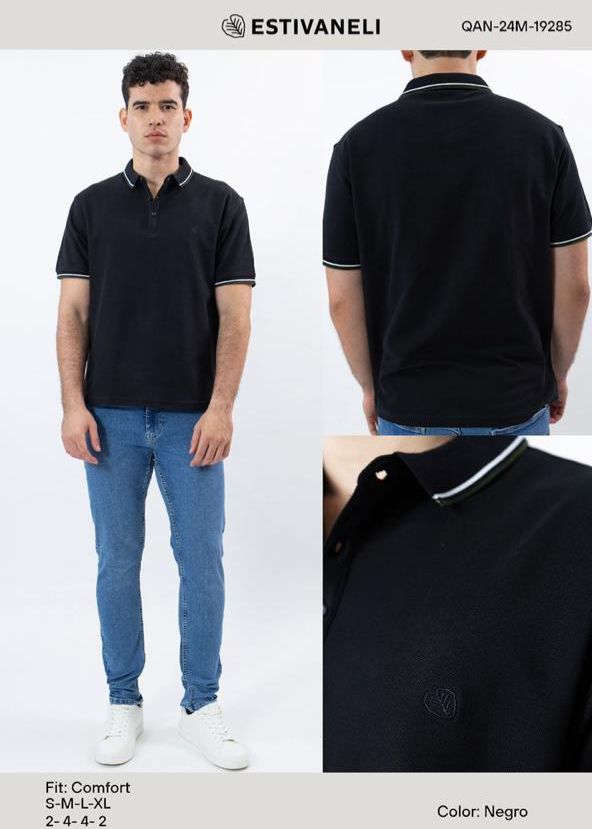 POLO PIQUE COMFORT ESTIVANELI S-XL