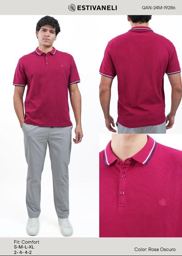 POLO PIQUE COMFORT ESTIVANELI S-XL