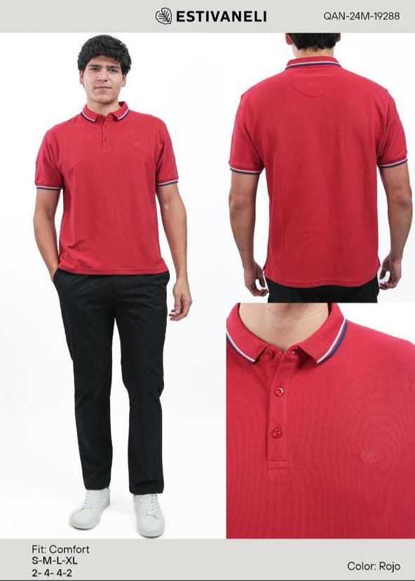 POLO PIQUE COMFORT ESTIVANELI S-XL