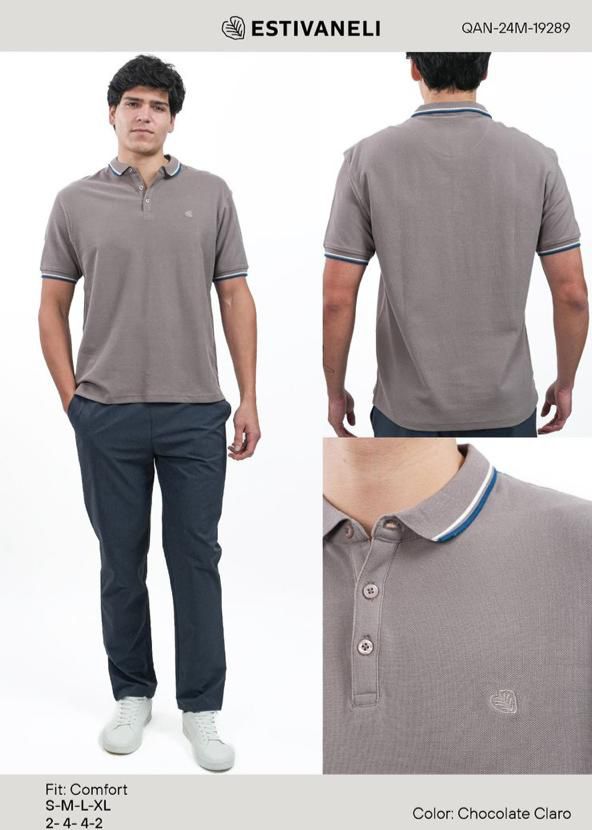 POLO PIQUE COMFORT ESTIVANELI S-XL