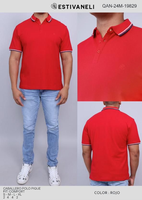 POLO PIQUE COMFORT ESTIVANELI S-XL