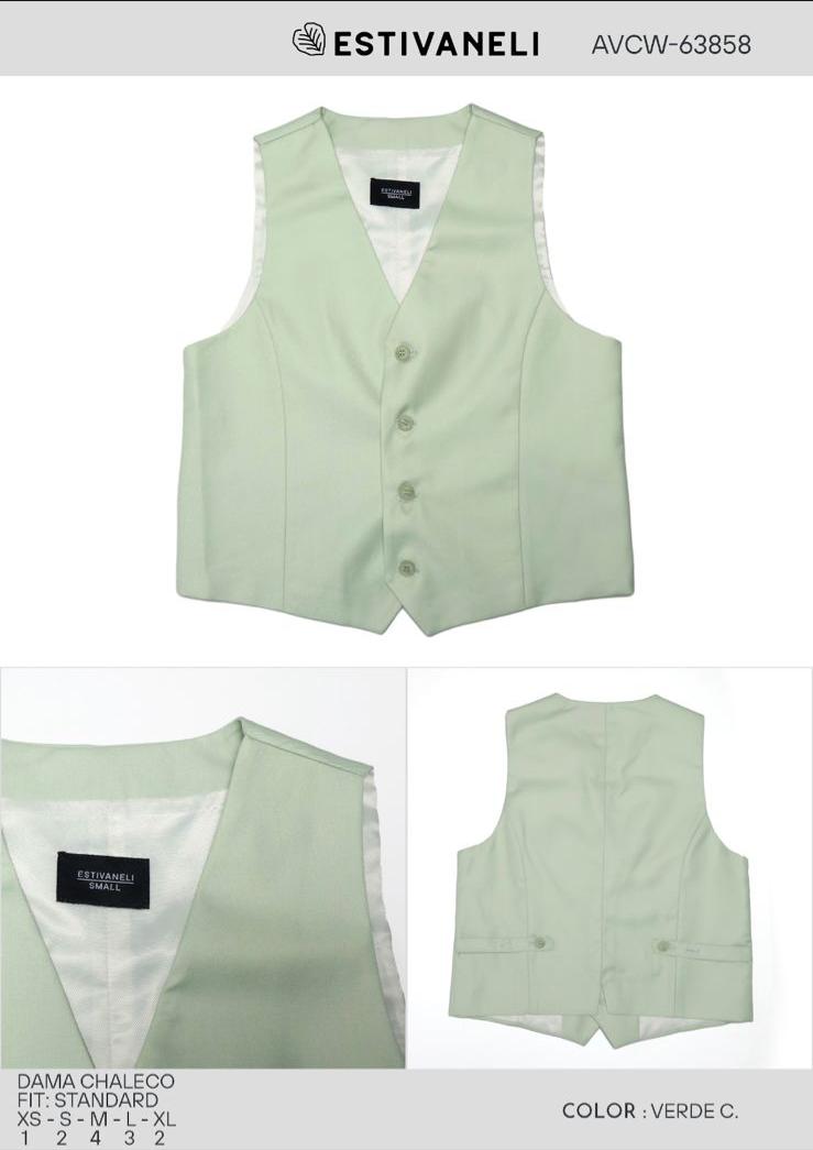 CHALECO P/D ESTIVANELI S-XL