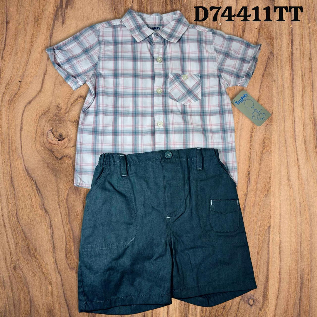 CONJUNTO CAMISA TYNI TOTS PARA NIÑO