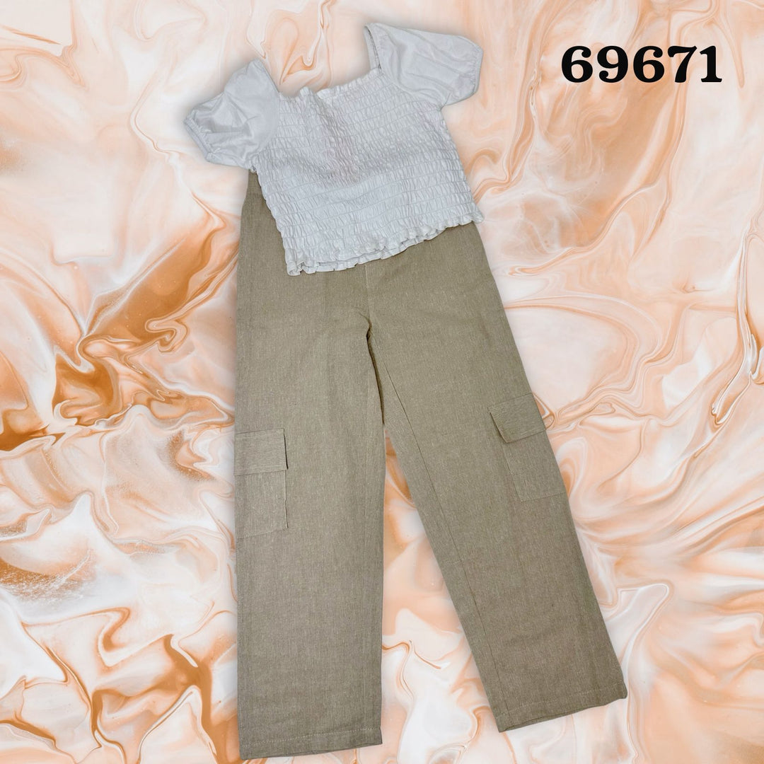 SET GIRL S/S PALAZO 7-14