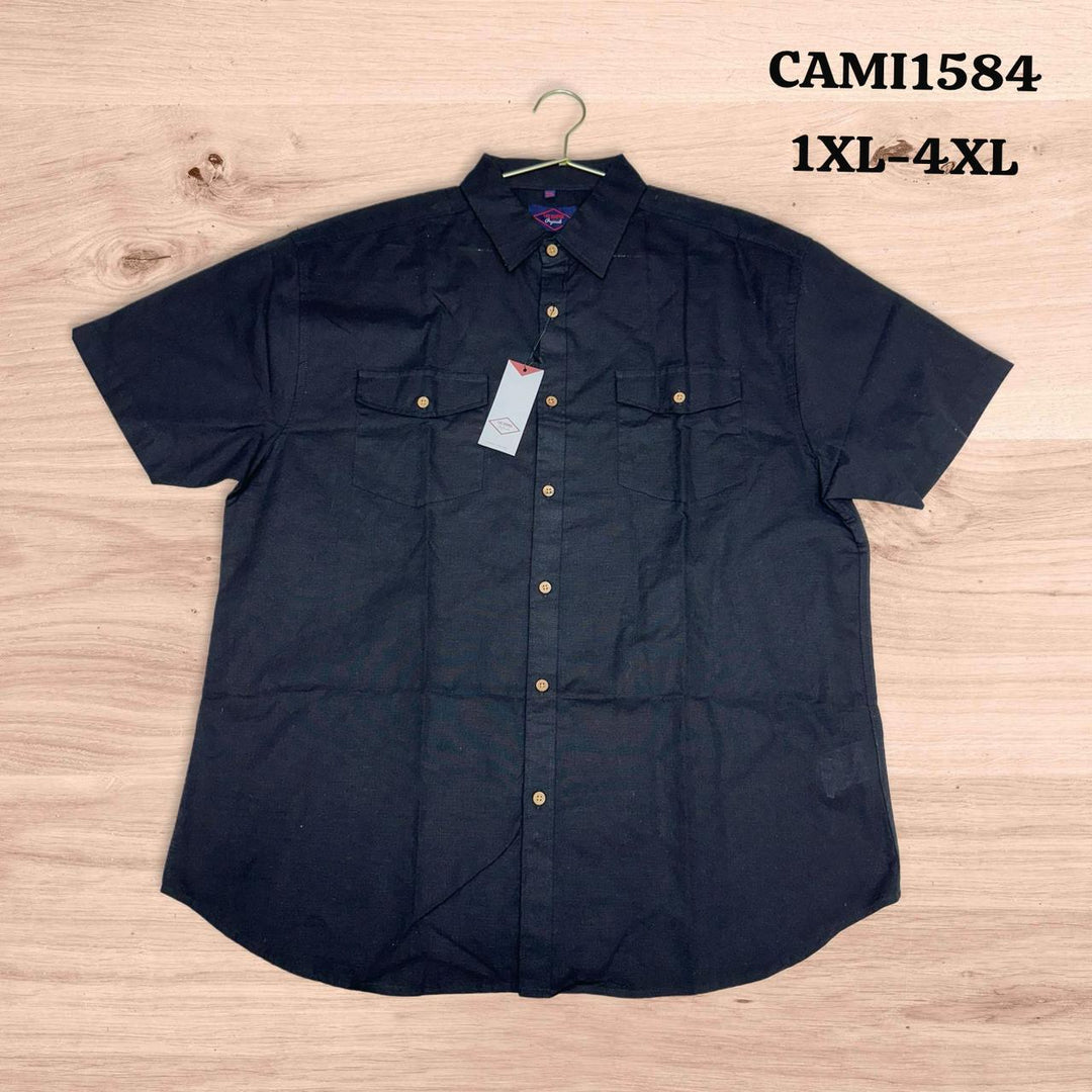Camisa M/C Bufalo P/Hombre Size Plus