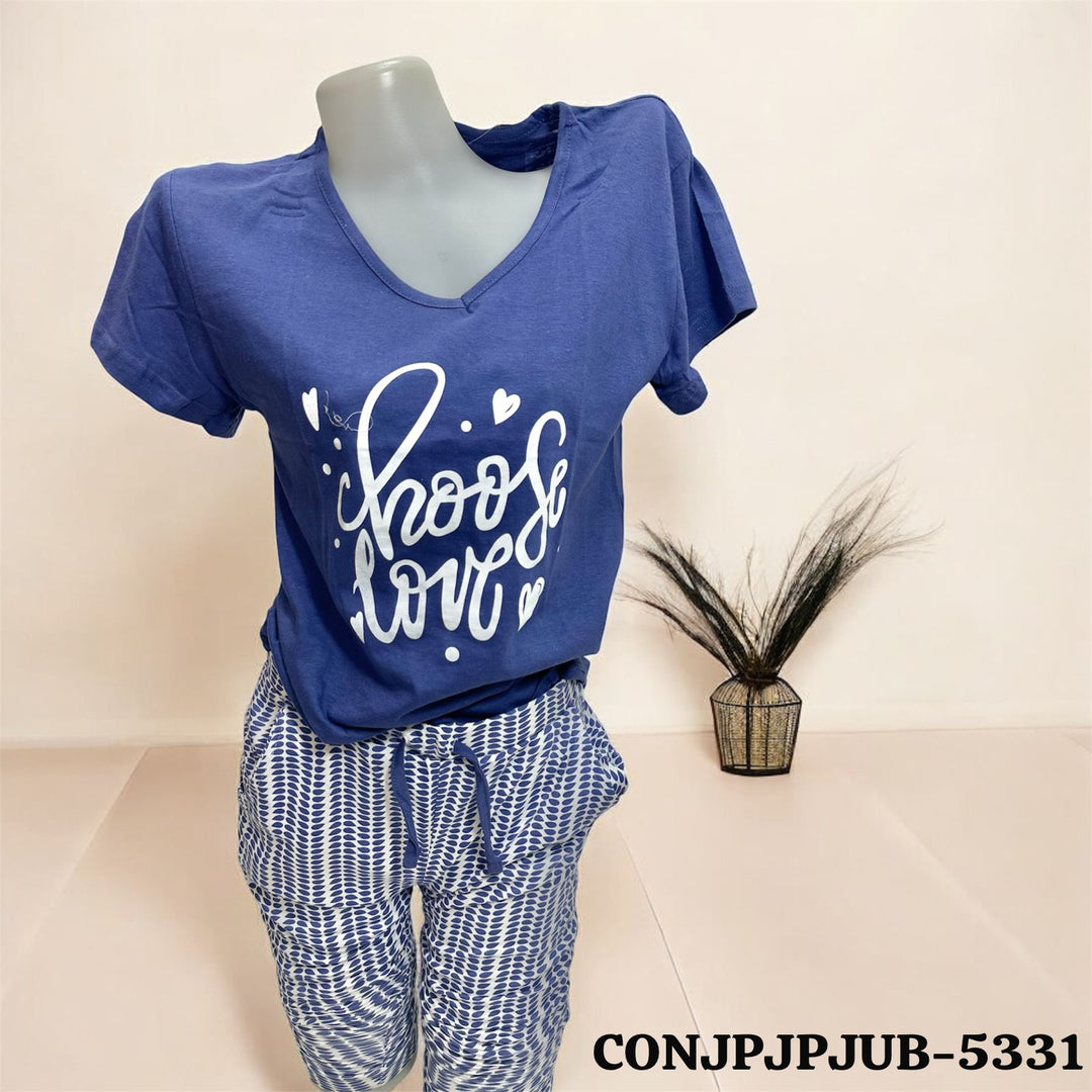 PIJAMA LARGA /BLUSA JUBILE P/D