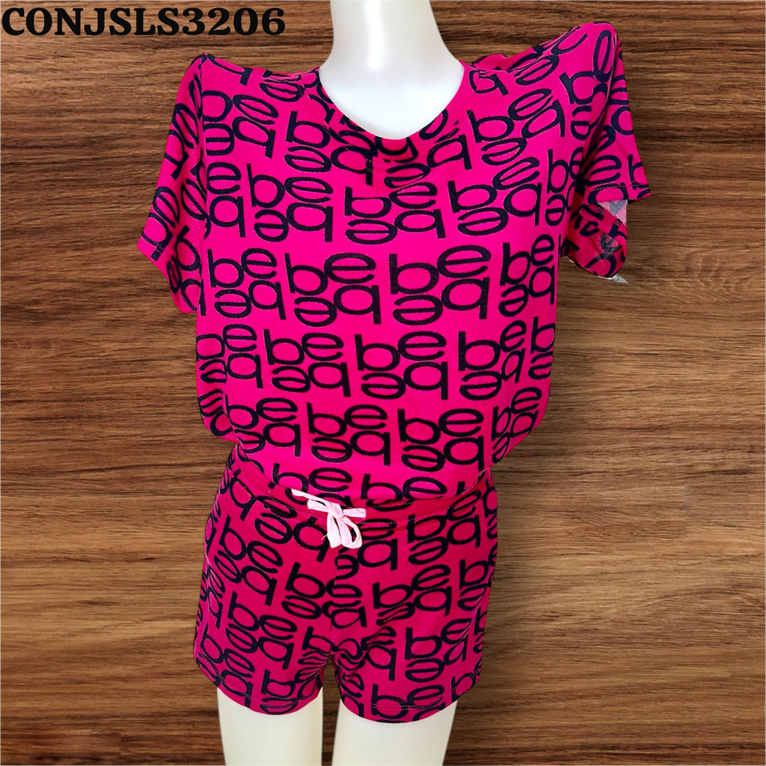 PIJAMA CORTA /BLUSA BEBE C/CORDON