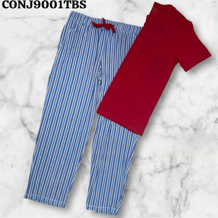 MENS 2/ 1 SET KNIT SHOR / TSHI