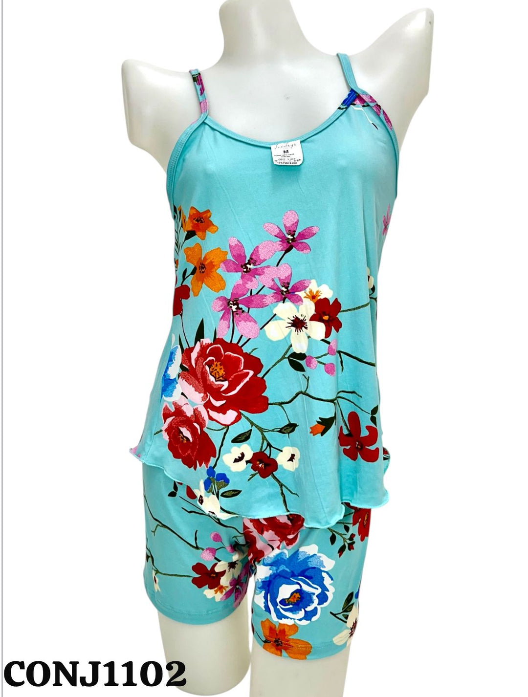 PIJAMA LONDRYS CORTA TIRITO DURAZNO-RIB S-L
