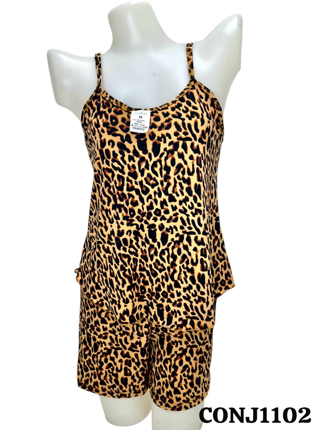 PIJAMA LONDRYS CORTA TIRITO DURAZNO-RIB S-L