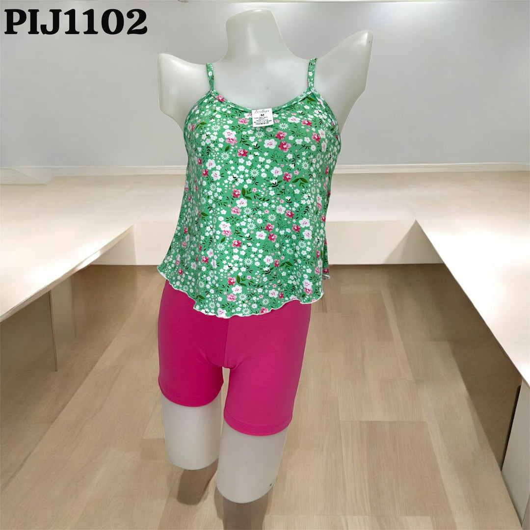PIJAMA LONDRYS CORTA TIRITO DURAZNO -RIB S-L