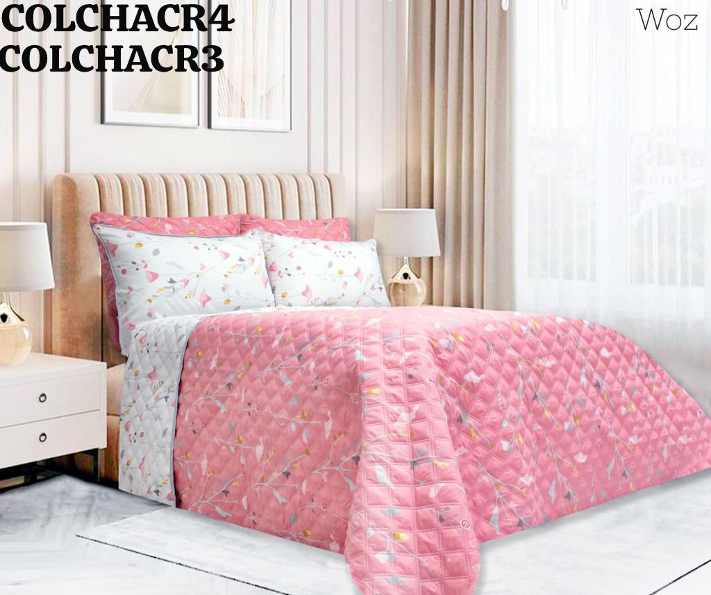 COLCHA RAGAZA ESTAMPADA KING REVERSIBLE