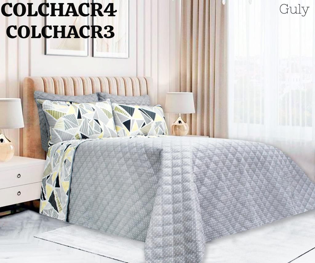 COLCHA RAGAZA ESTAMPADA KING REVERSIBLE