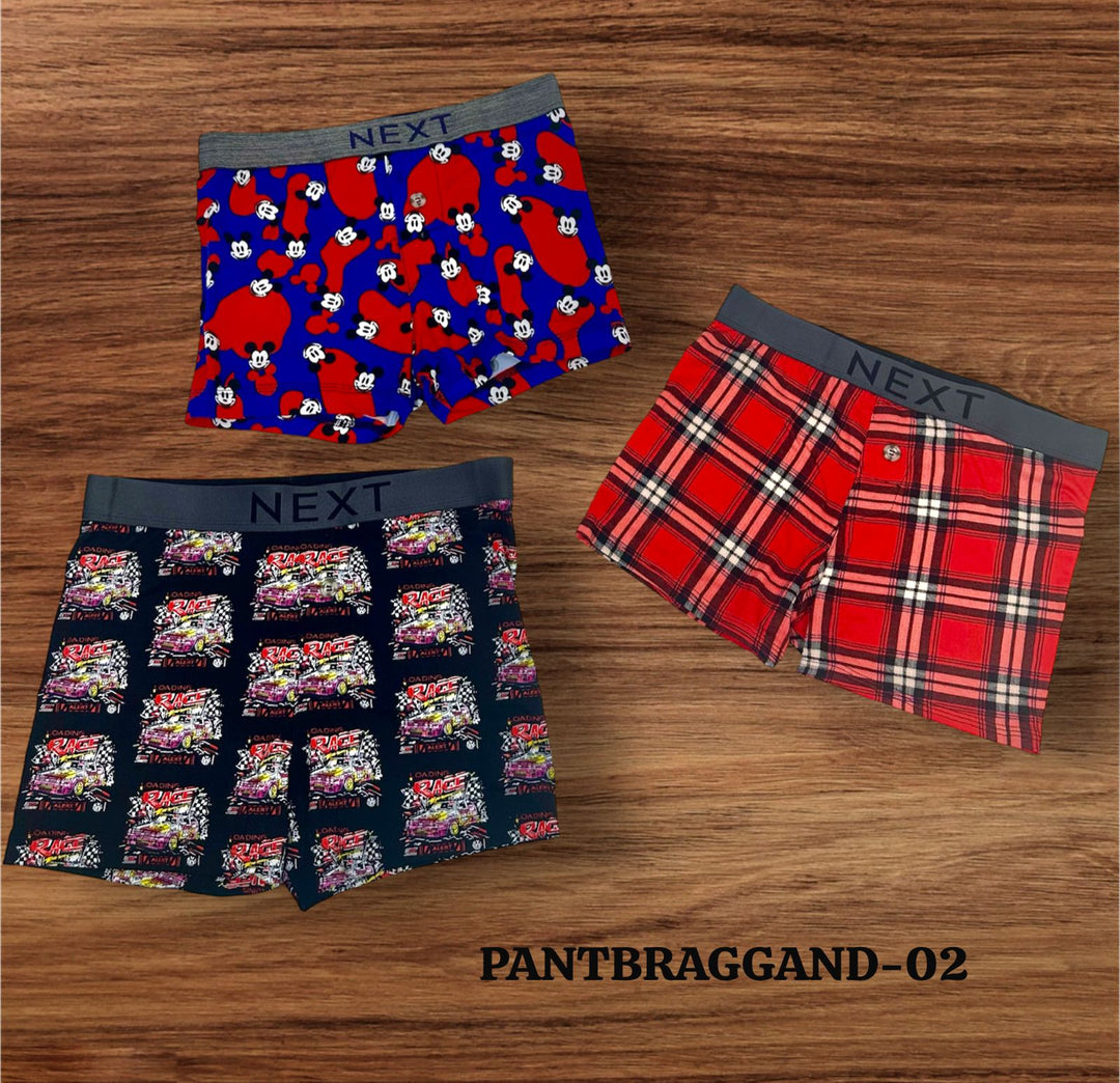 BOXER BRAGGAND LICRA LISO S-M-L