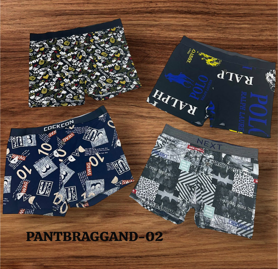 BOXER BRAGGAND LICRA LISO S-M-L
