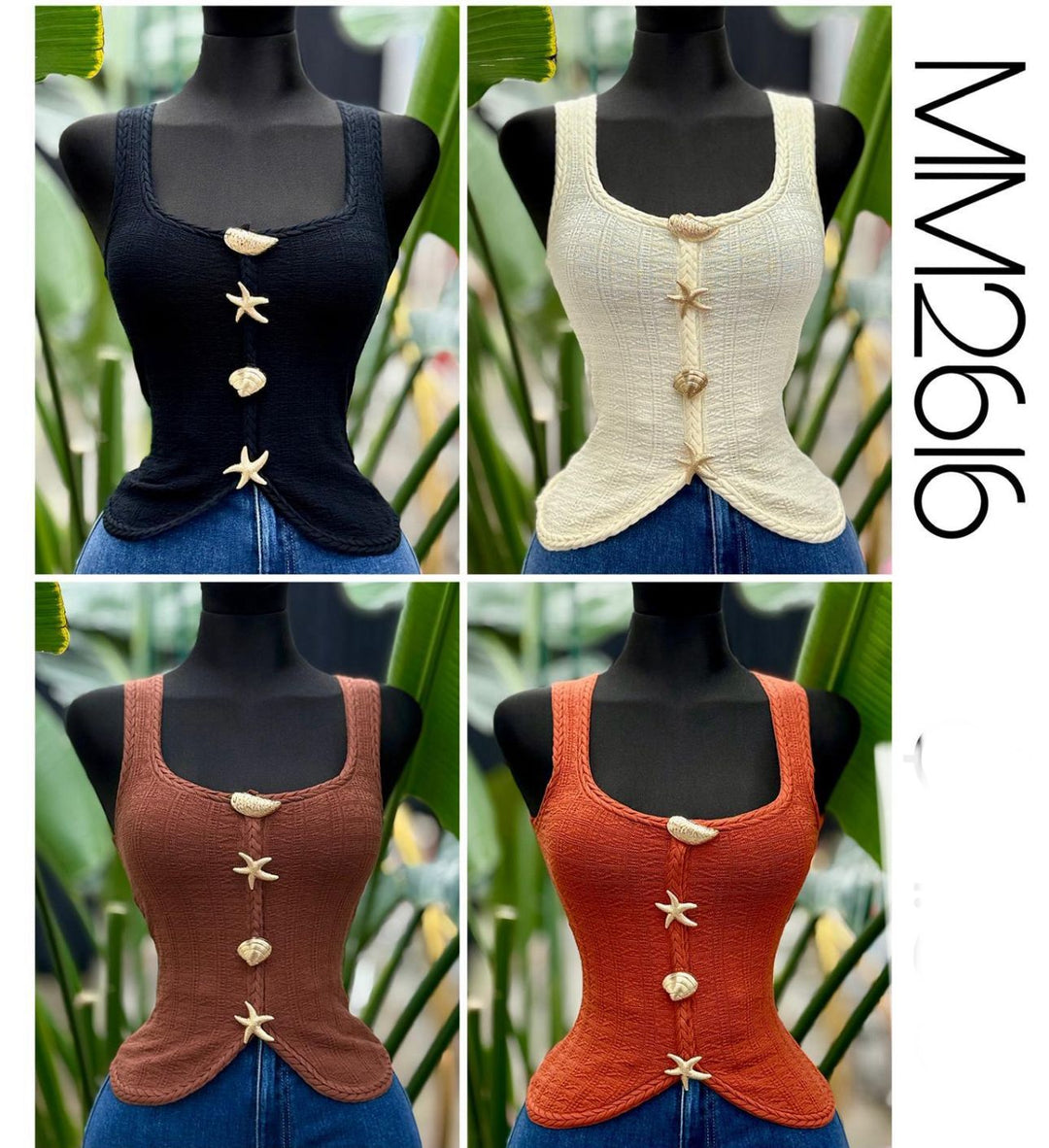 BLUSA MUY MUY FASHION C/ PIEDRA