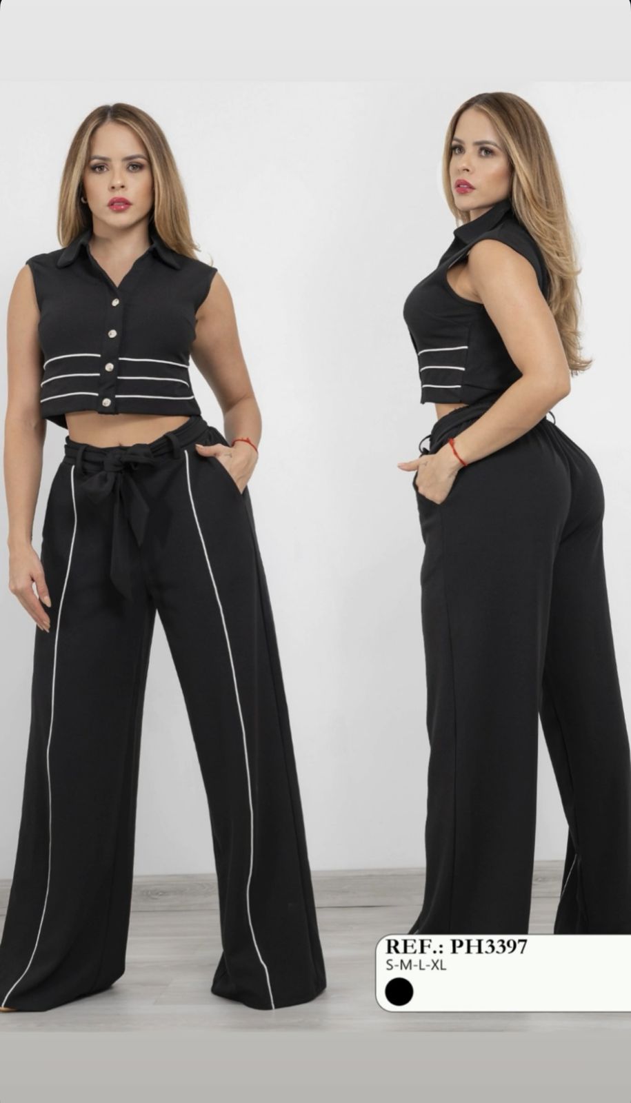 SET CASUAL LOVE COUTURE TOP / PALAZZO