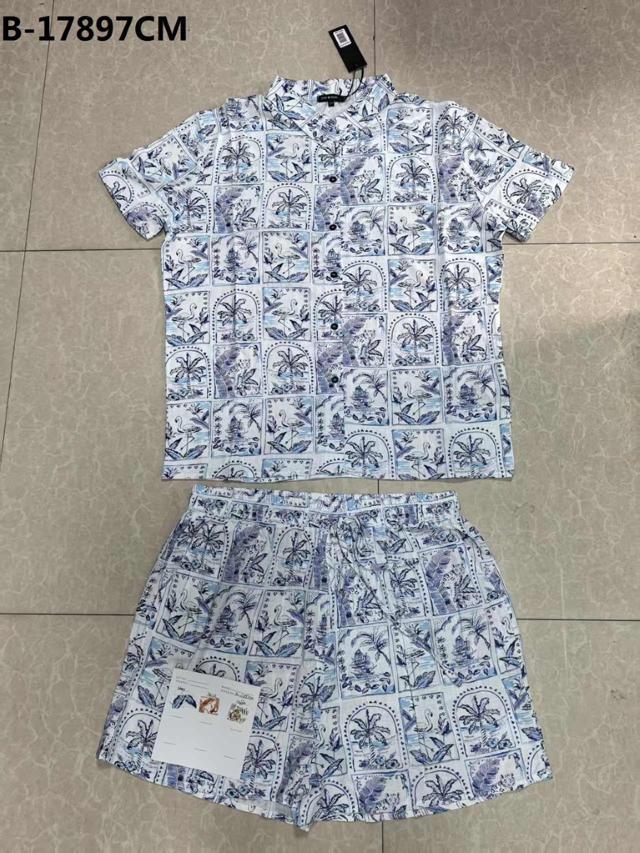 SET PANTALON TOP MODEL PRINT /CAMISA PLUS
