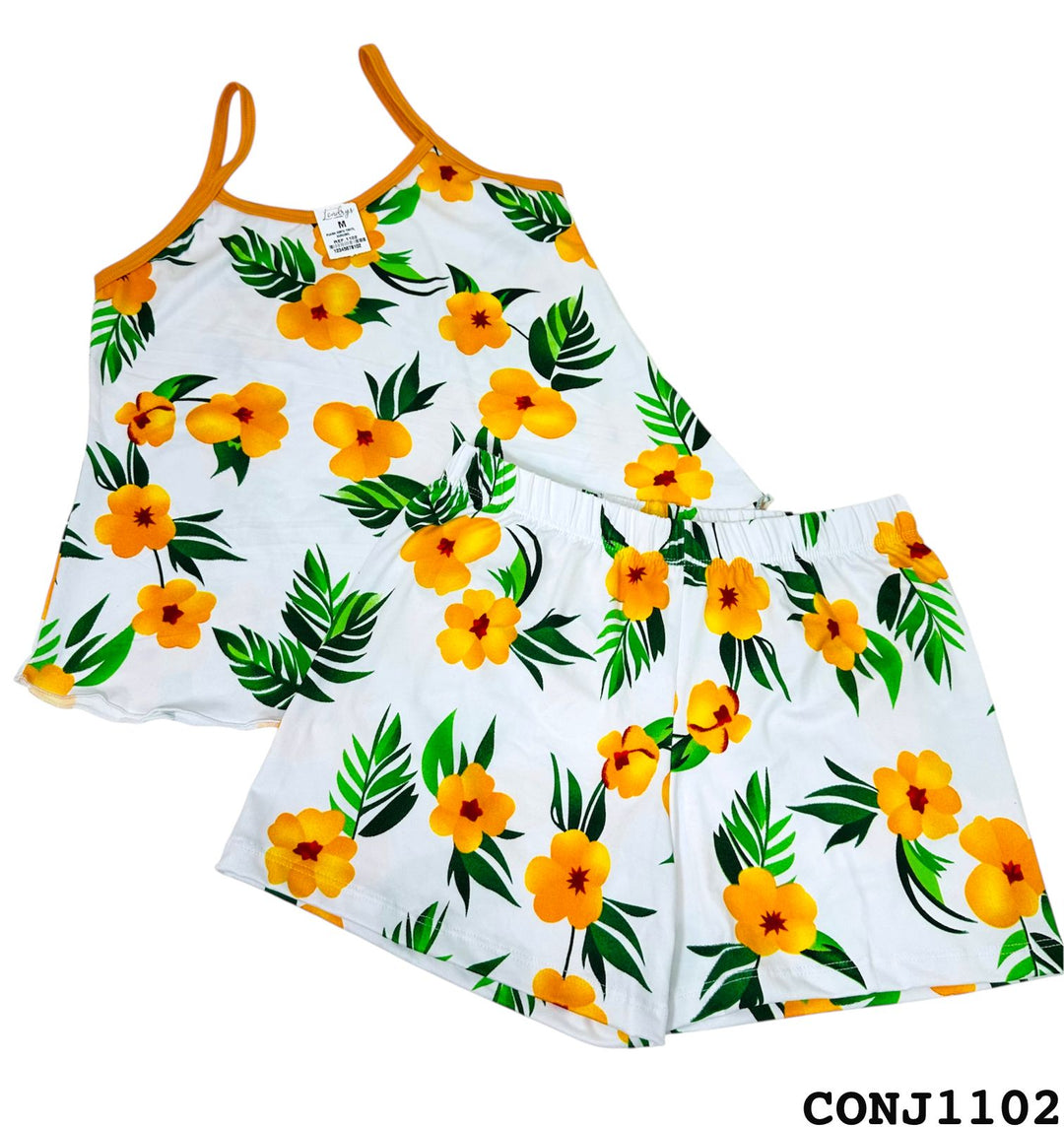 PIJAMA LONDRYS CORTA TIRITO  DURAZNO- RIB S-L